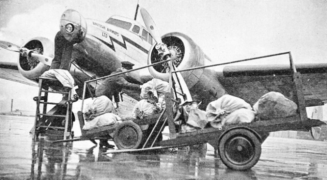 AIR MAIL FOR SCANDINAVIA is carried by British Airways