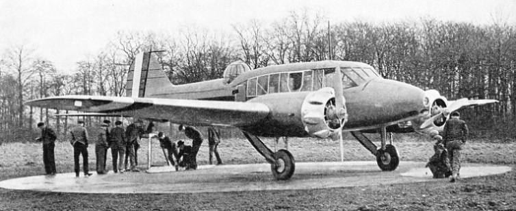 SWINGING THE COMPASS OF AN AVRO ANSON