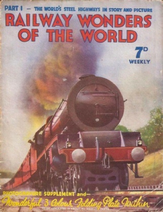 Cover of the first issue of Railway Wonders of the World