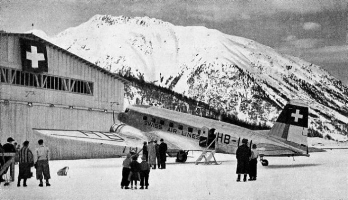 THE HIGHEST AERODROME IN SWITZERLAND is at Samaden