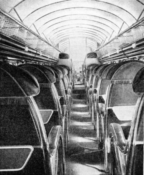 INTERIOR OF AN AIR LINER