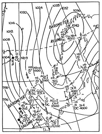 ISOBARS are lines joining points where the barometric pressure is the same