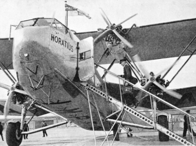 The Imperial Airways liner Horatius